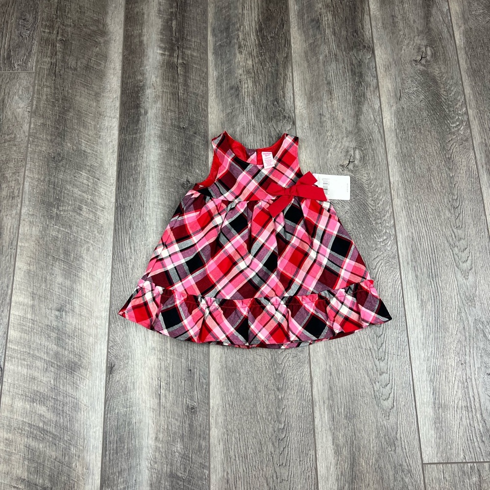 OshKosh B’gosh Kids Red/Pink Plaid Dress
